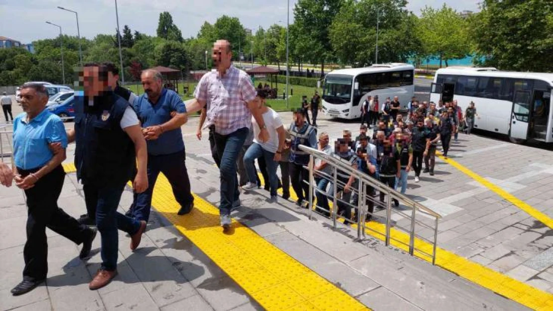 Tekirdağ merkezli 11 ilde PKK/KCK'ya düzenlenen operasyonda 37 kişi adliyeye sevk edildi