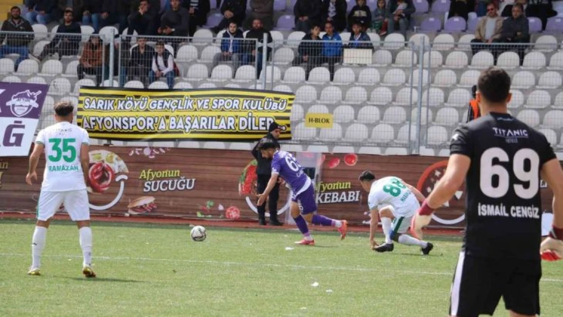 TFF 2. Lig: Afyonspor: 1 - Serik Belediyespor: 0