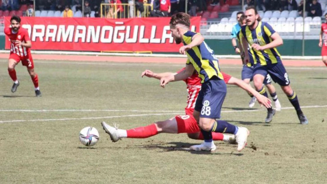 TFF 3. Lig: Karaman Belediyespor: 1 - Fatsa Belediyespor: 1