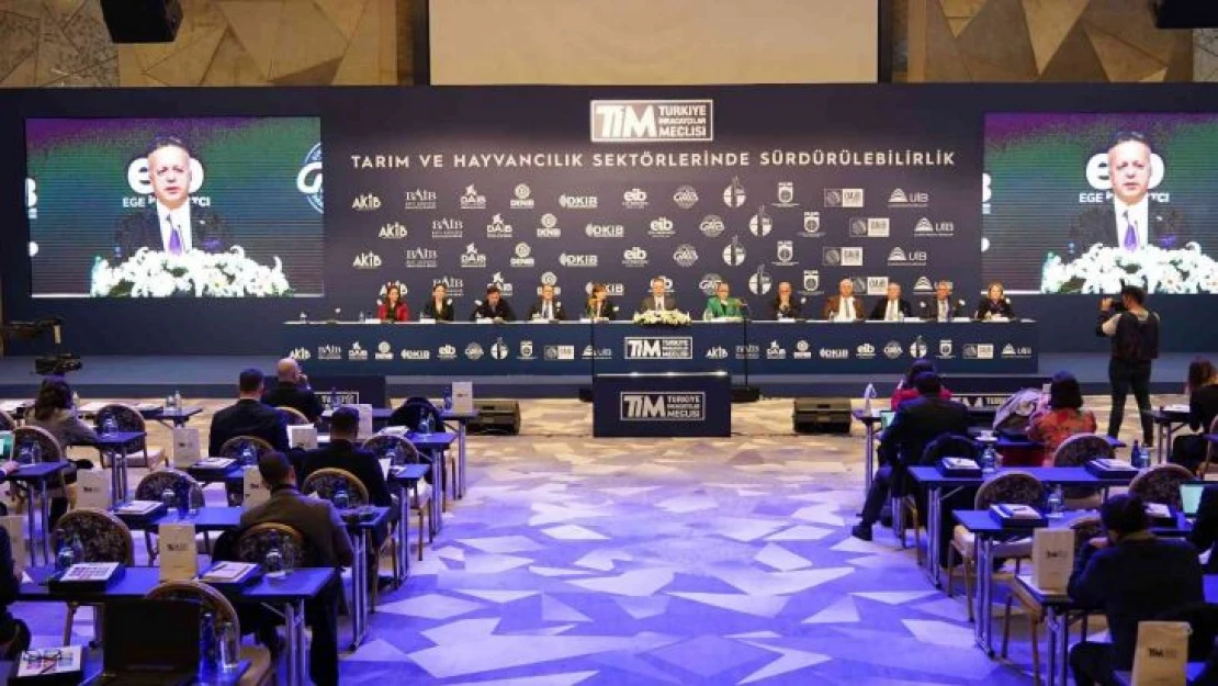 TİM Tarım ve Hayvancılıkta sürdürülebilirlik Eylem Planı'nı açıkladı