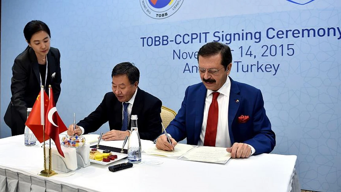 TOBB ile CCPIT arasında işbirliği anlaşması imzalandı