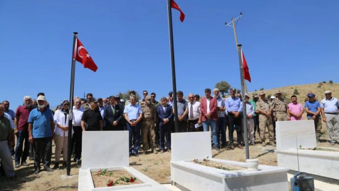 Tunceli'de Güneybaşı köyü şehitleri anıldı