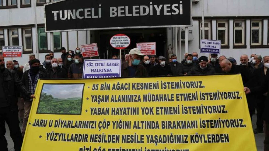 Tunceli'de köylülerden TKP'li başkana 'atık tesisi' tepkisi