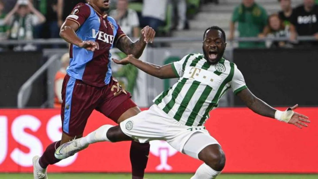 UEFA Avrupa Ligi: Ferencvaros: 3 - Trabzonspor: 1 (İlk yarı)