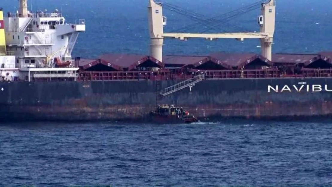 Ukrayna'dan gelen tahıl gemileri İstanbul Boğazı girişinde kontrol ediliyor