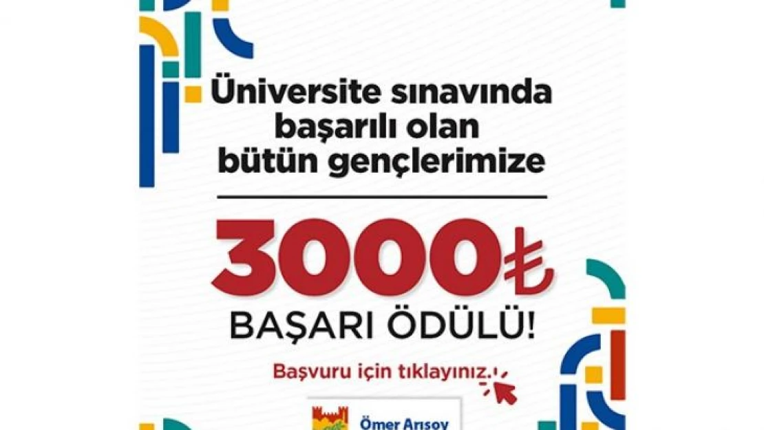 Üniversiteyi kazanan Zeytinburnulu Gençlere 3 Bin TL başarı ödülü