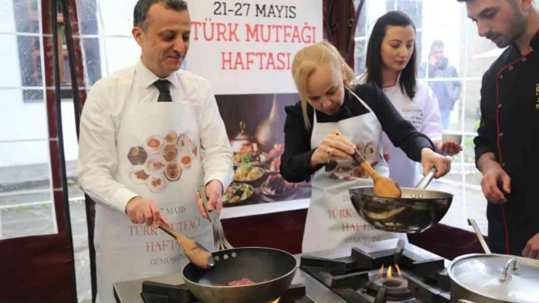 Vali Taşbilek önlük giyerek mutfağa girdi, Hünkar Beğendi yaptı