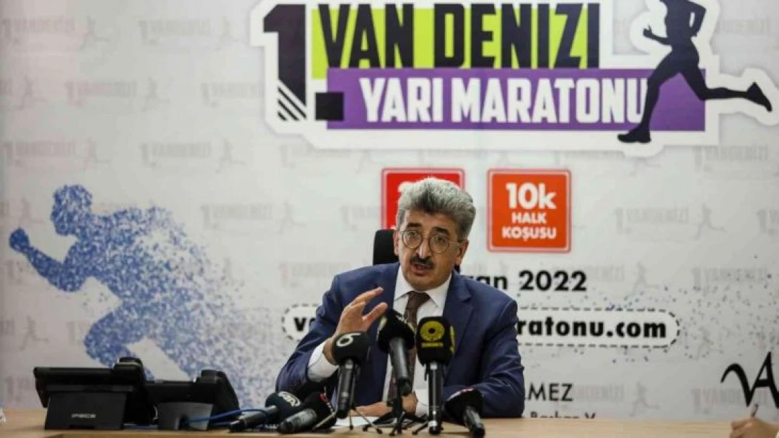 Van'da '1. Van Denizi Yarı Maratonu' heyecanı