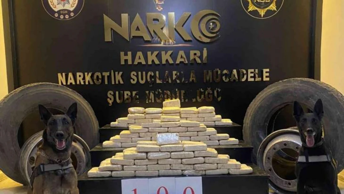 Van'da 100 kilogram eroin ele geçirildi