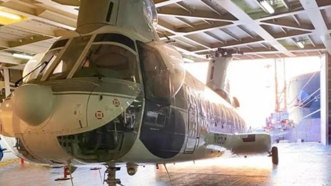 Yangın helikopterleri Gemlik'e geldi