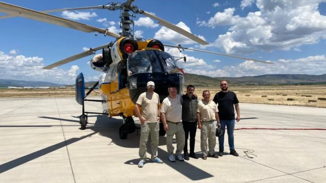 Yangın söndürme helikopteri Bingöl'e konuşlandırıldı