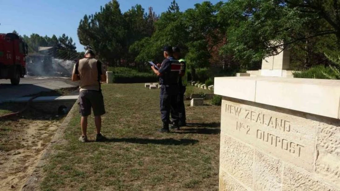 Yeni Zelanda Mezarlığı yanmaktan son anda kurtarıldı