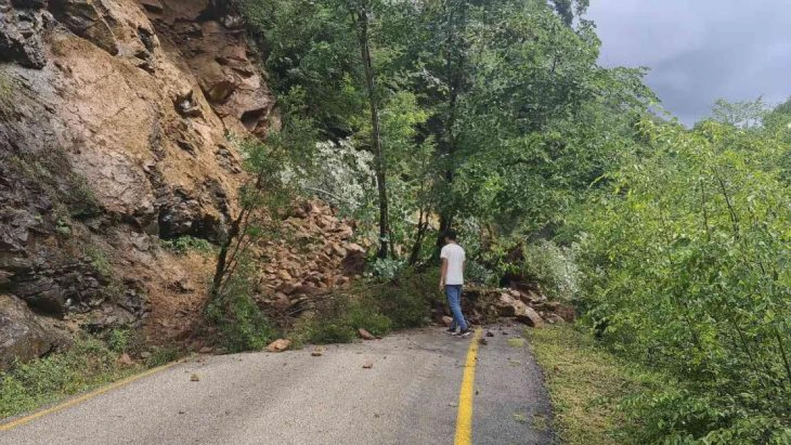 Yenice'de metrekareye 50 kilogram yağış düştü, heyelanlar ardı ardına geldi