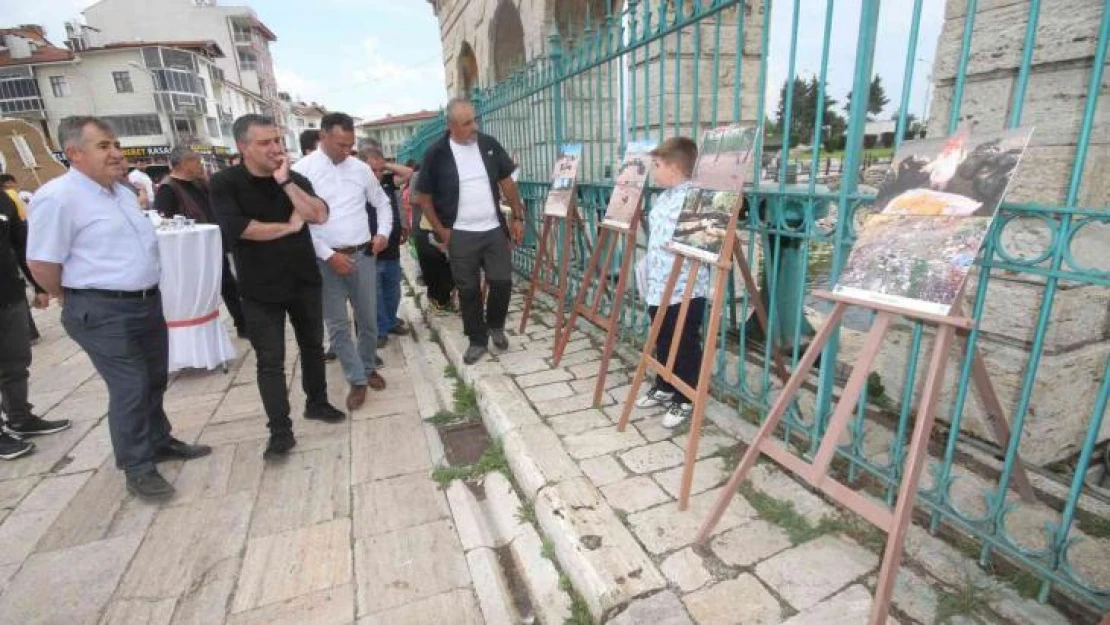 Yeşil alanlardaki çevre kirliliği fotoğraflarla sergilendi