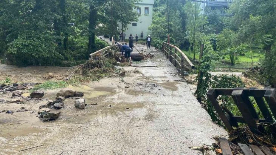 Yoğun yağış nedeniyle yedi emin deposunda araçlar suya gömüldü