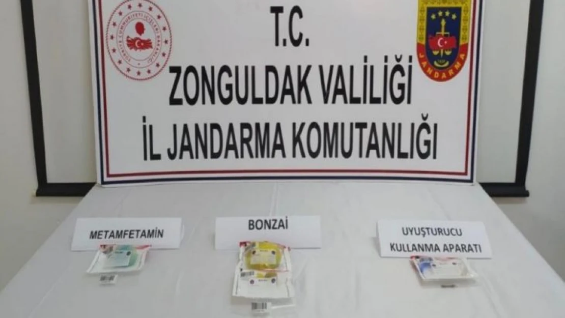 Yolcu otobüsünde uyuşturucu ele geçirildi