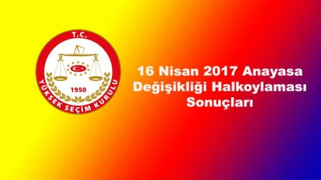 YSK seçim sonuçlarını açıkladı