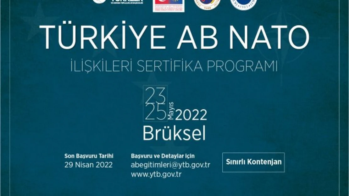 YTB'den Türkiye-AB-NATO ilişkileri sertifikalı eğitim programı