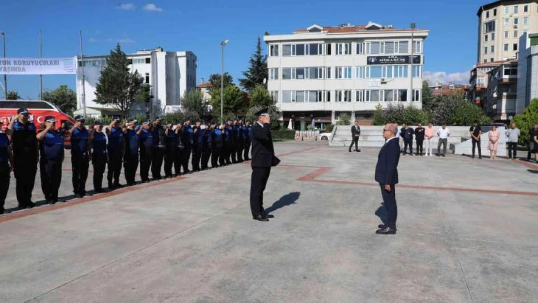 Zabıta Teşkilatı'nın 196'ıncı kuruluş yıldönümü  Büyükçekmece'de törenle kutlandı