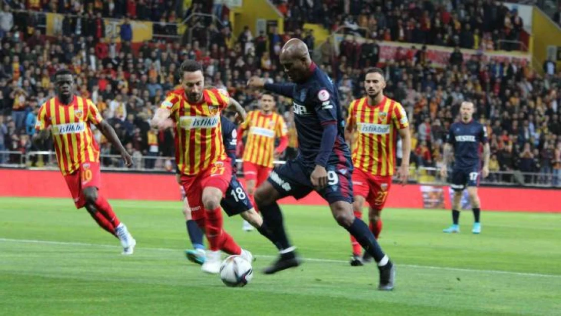 Ziraat Türkiye Kupası: Kayserispor: 0 - Trabzonspor: 1 (İlk yarı)