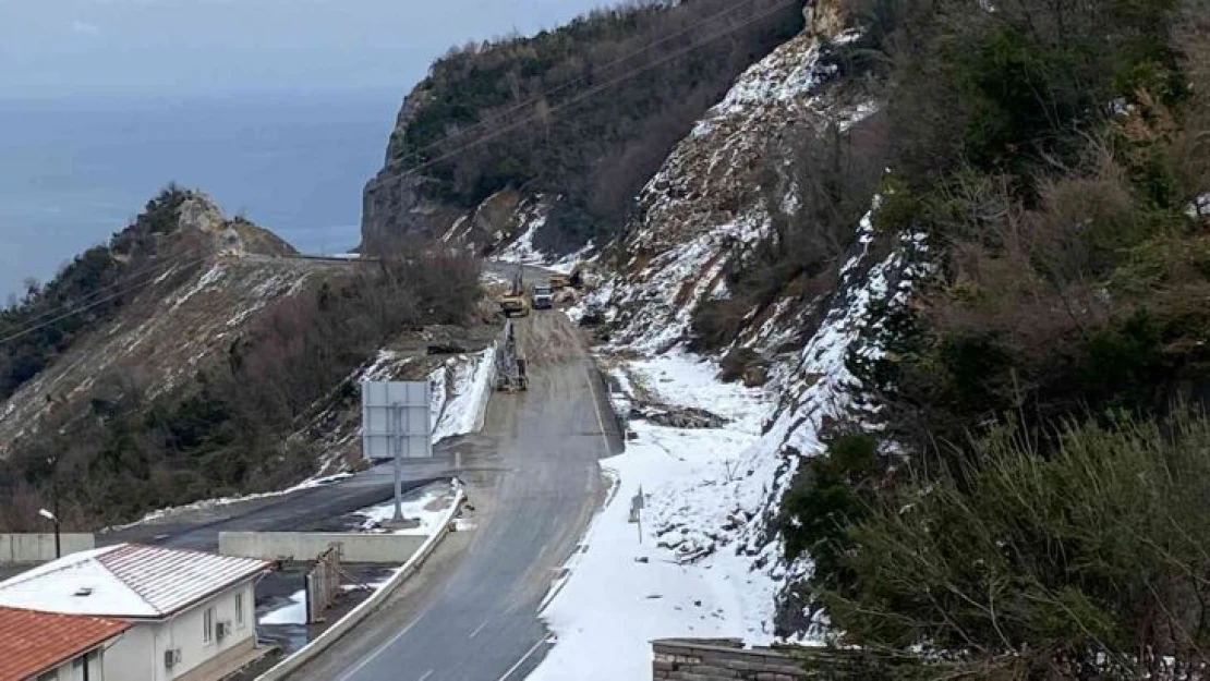 Zonguldak-İstanbul yolundaki çalışmalarda sona gelindi