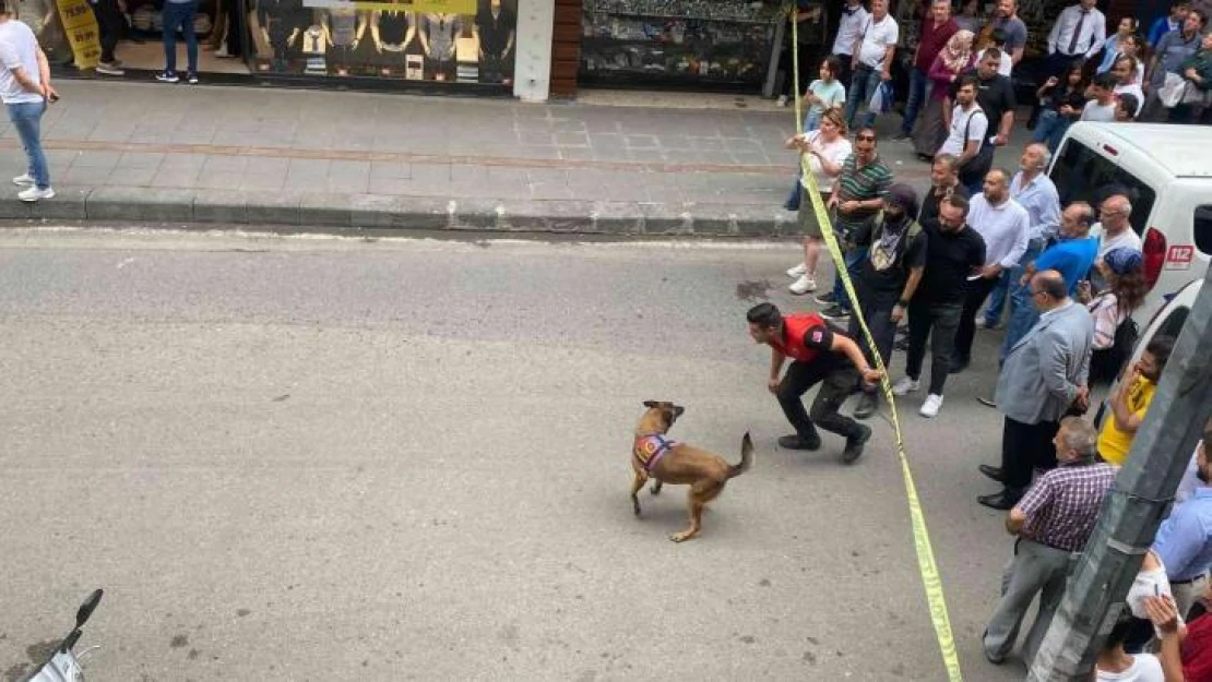 Zonguldak'ta şüpheli paket caddeyi kapattırdı