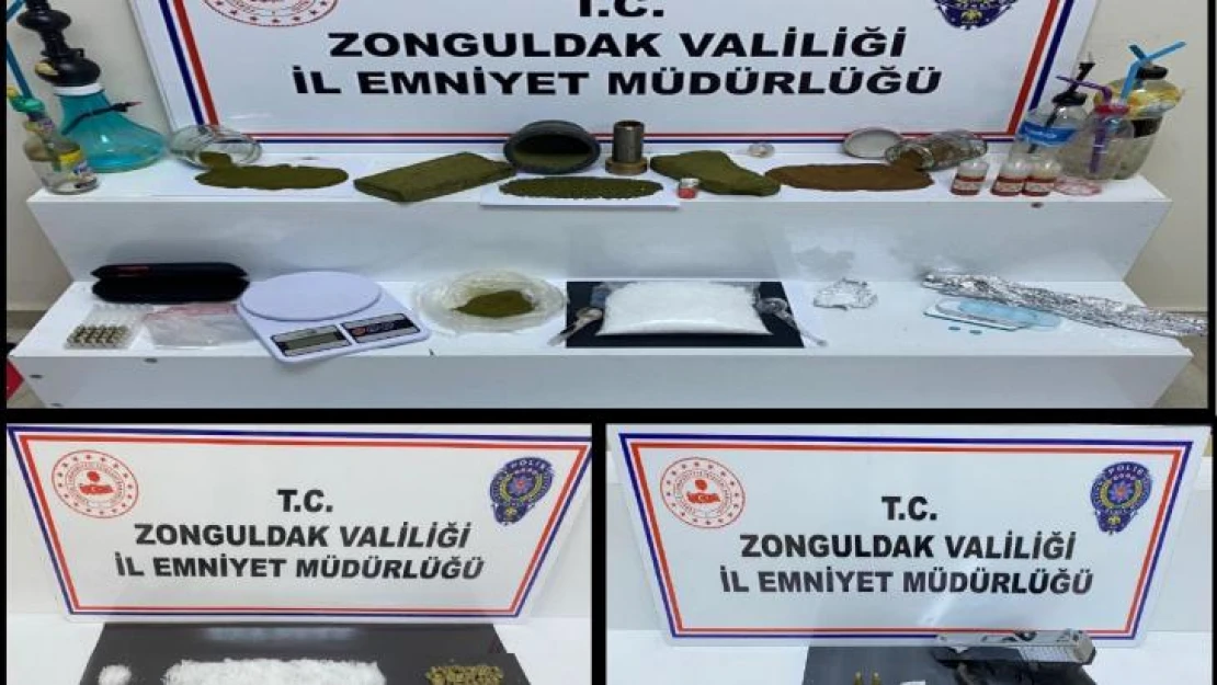 Zonguldak'ta uyuşturucu şebekesi çökertildi