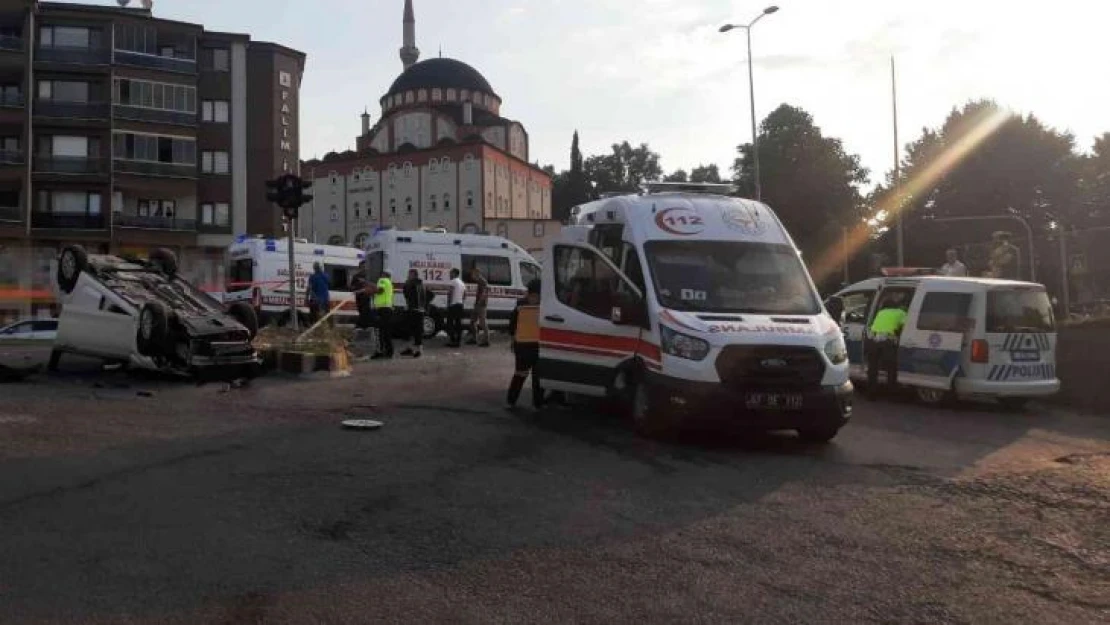 Zonguldak'taki feci kaza güvenlik kamerasına yansıdı