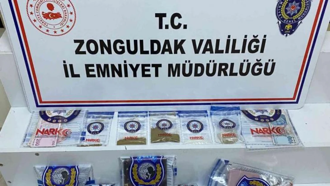 Zonguldak'taki uyuşturucu operasyonunda 2 tutuklama