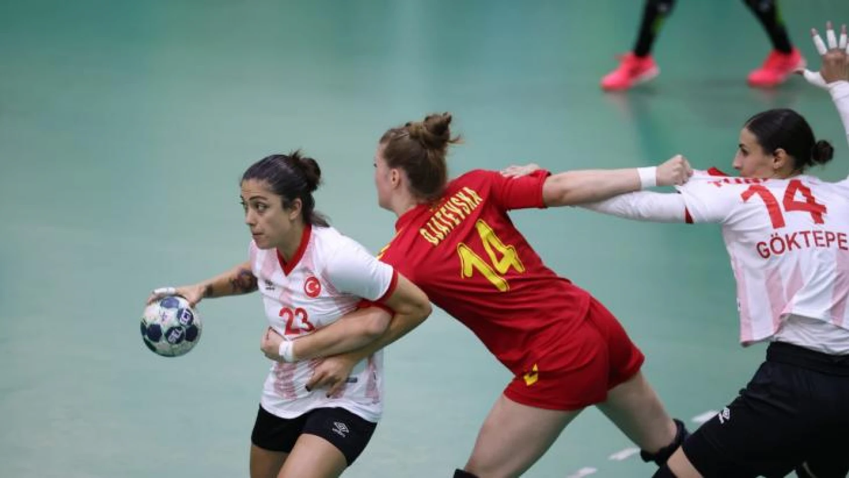 A Milli Kadın Hentbol Takımı, Kuzey Makedonya'yı mağlup etti