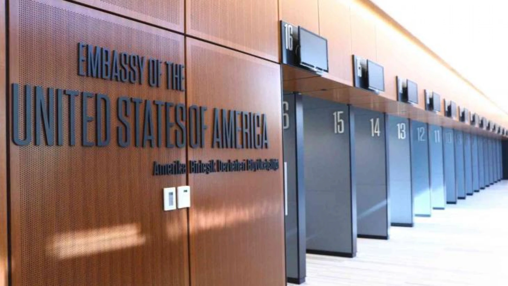 ABD'nin Ankara Büyükelçiliği yeni yerleşkesinde vize işlemlerine hazır