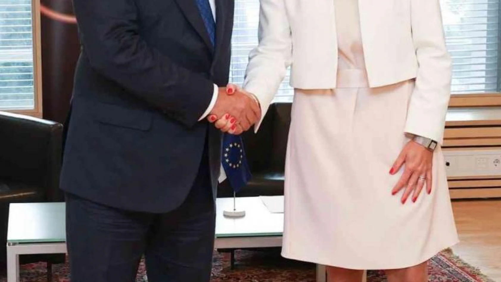 Dışişleri Bakanı Çavuşoğlu, Slovenya Dışişleri Bakanı Fajon ile bir araya geldi