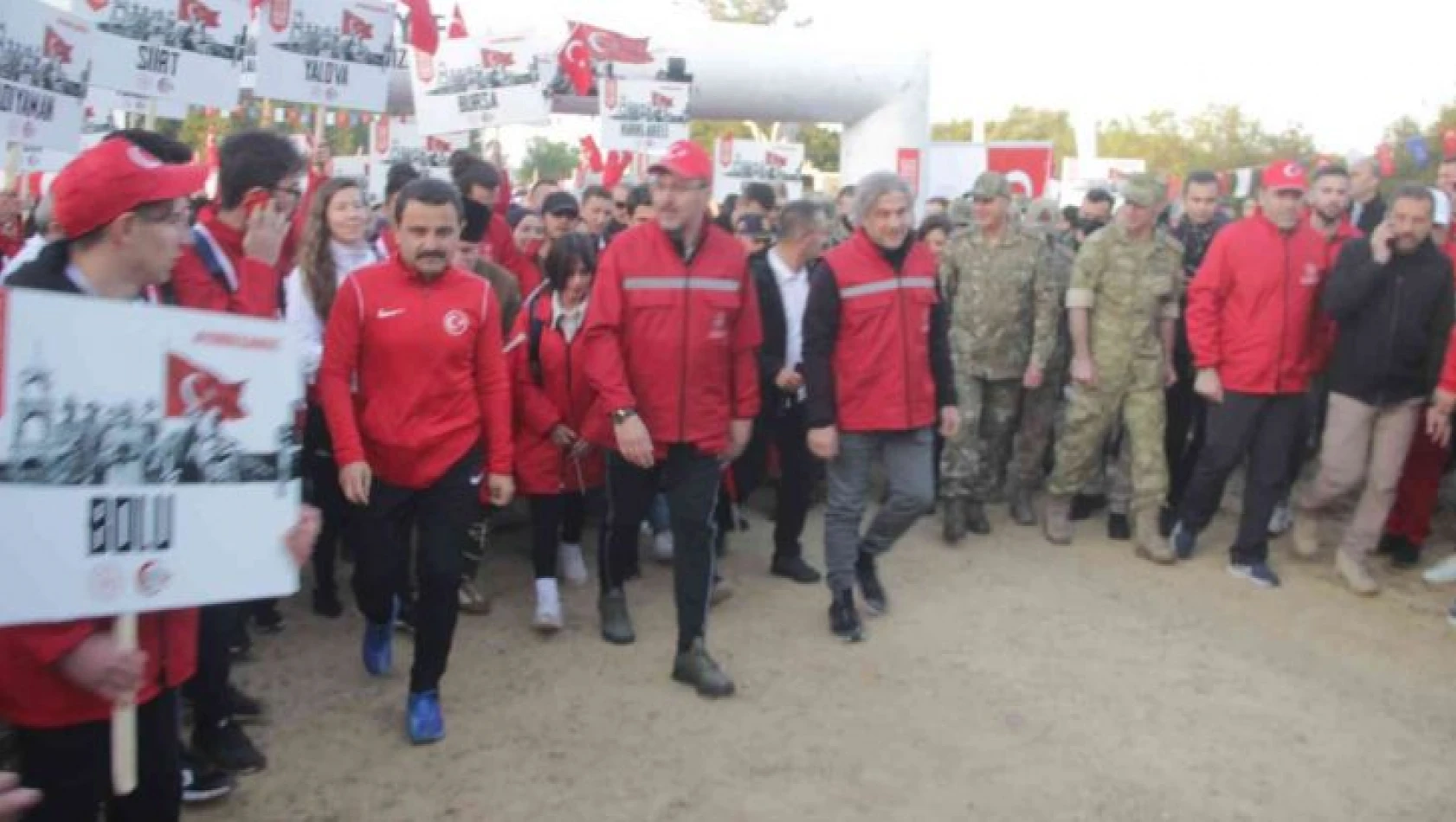 57. Alay Vefa Yürüyüşü yapıldı