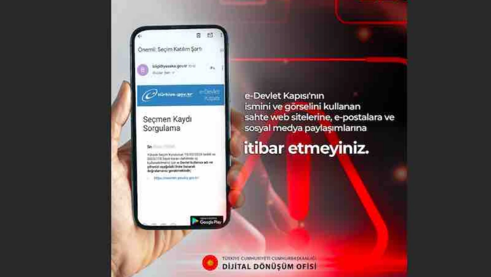 Dijital Dönüşüm Ofisi'nden oltalama saldırılarına karşı uyarı