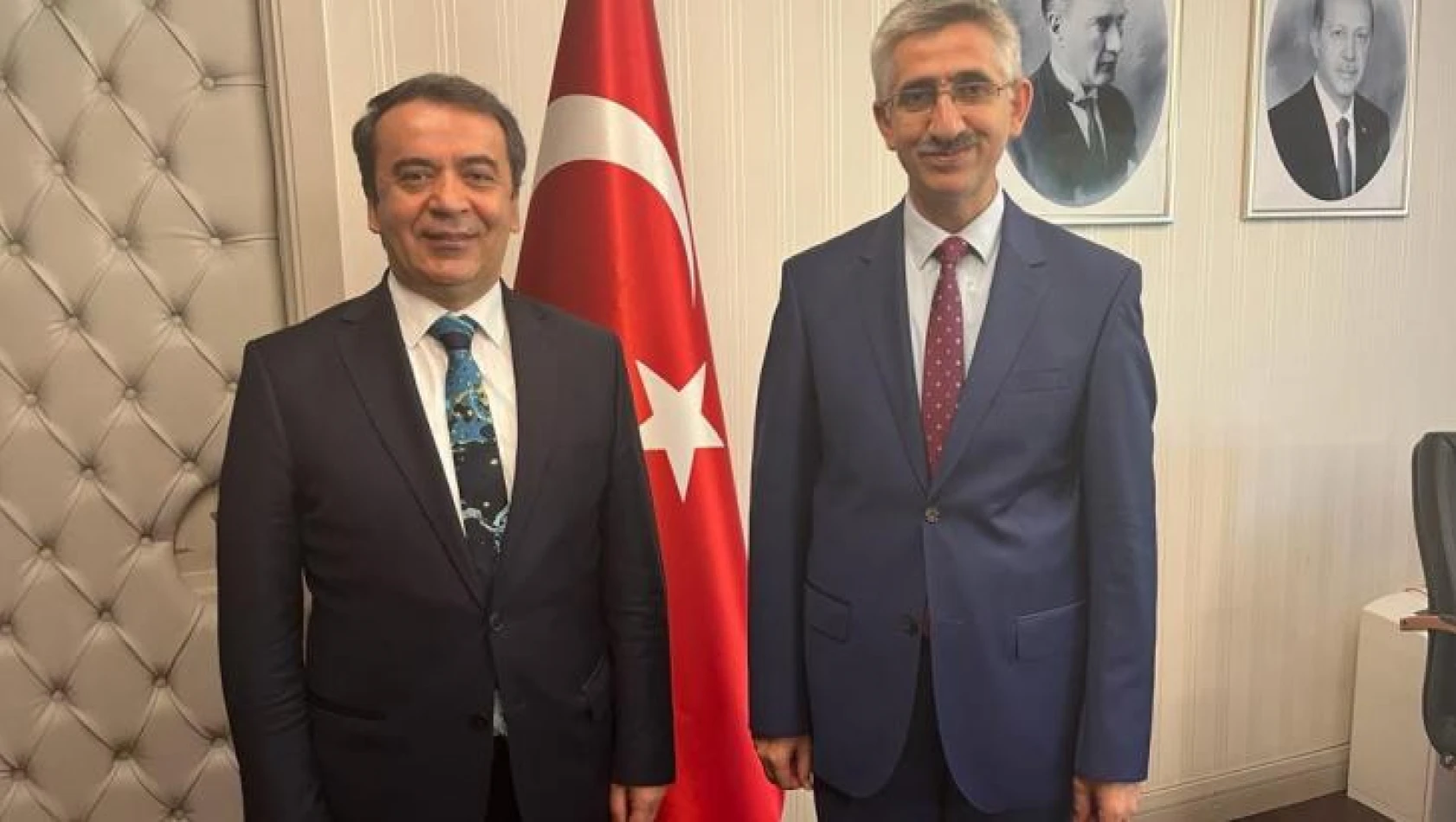 İGÜ Mütevelli Heyeti Başkanı Abdülkadir Gayretli'den Dr. Nazif Yılmaz'a ziyaret