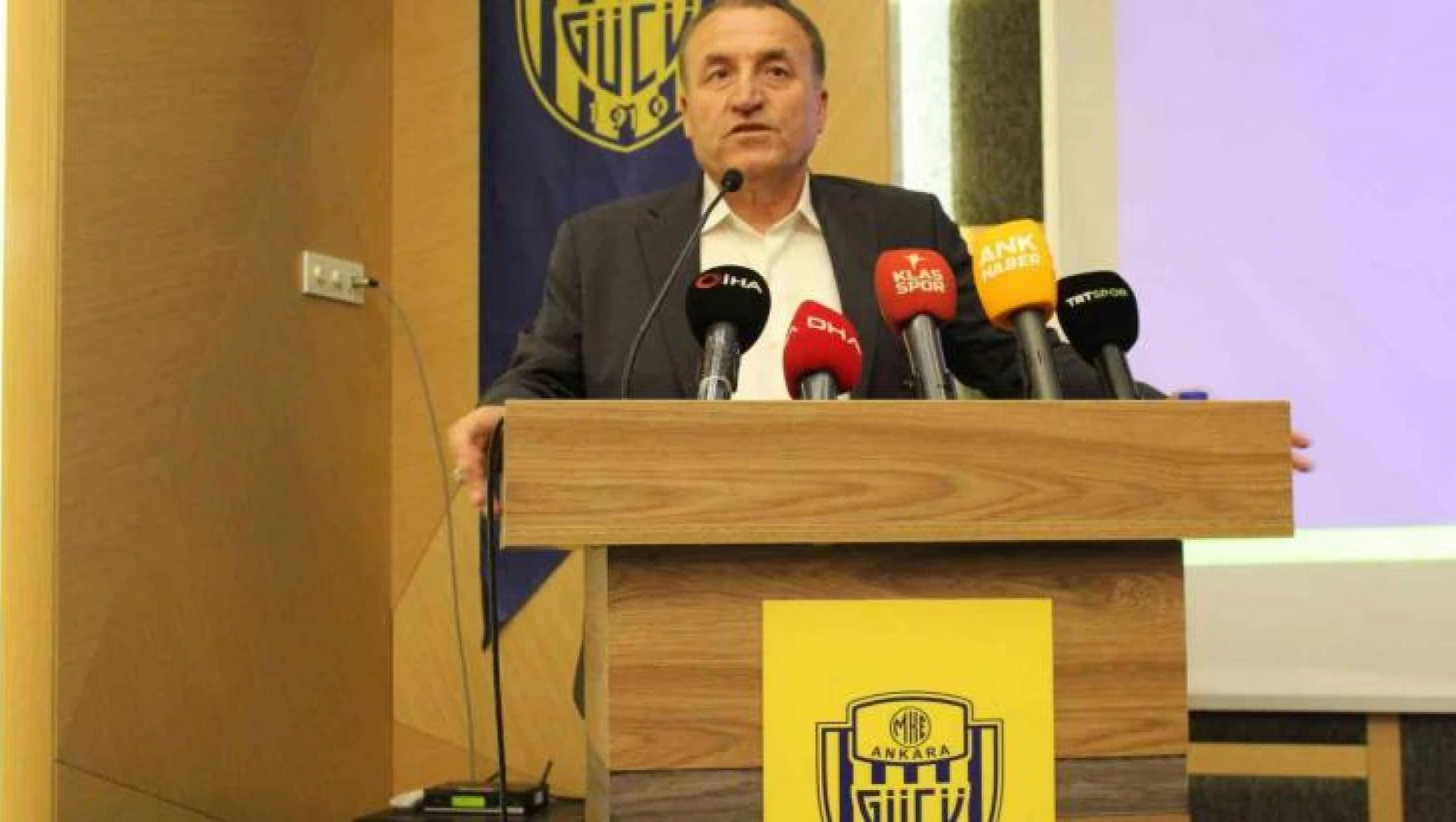 MKE Ankaragücü Başkanı Koca: 'Ankaragücü'nün altyapısı geldiğimizden beri maalesef çok kötüydü'