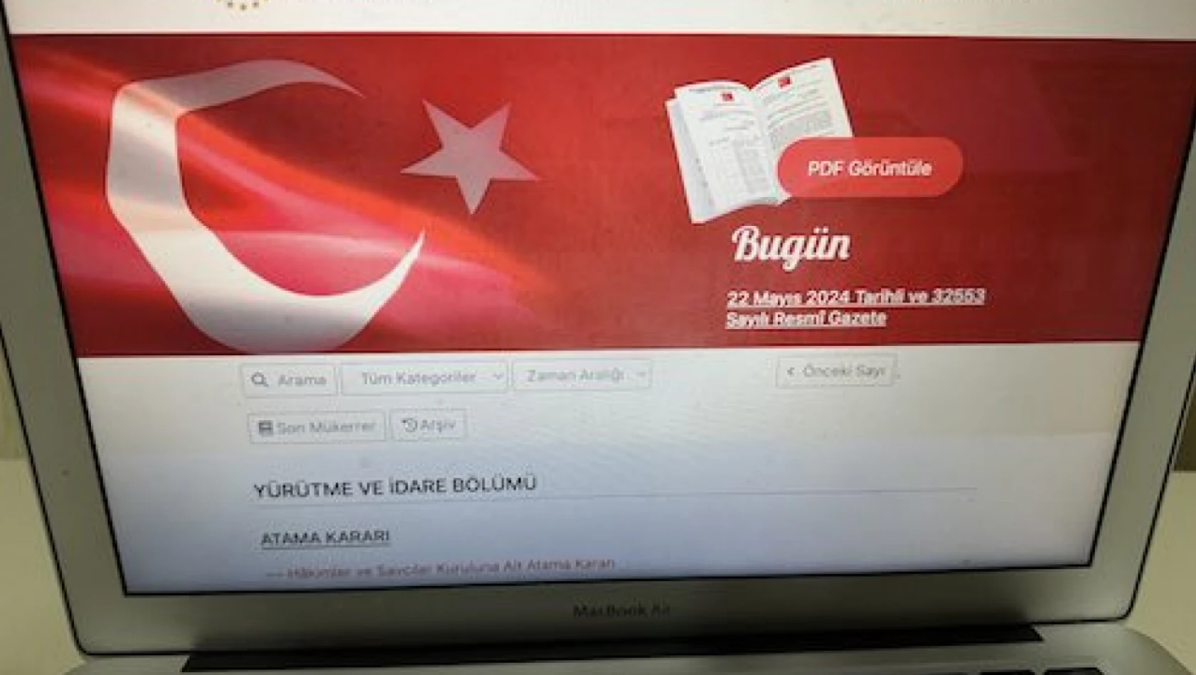 Mükerrer Resmi Gazete'de bugün (24.05.2024)