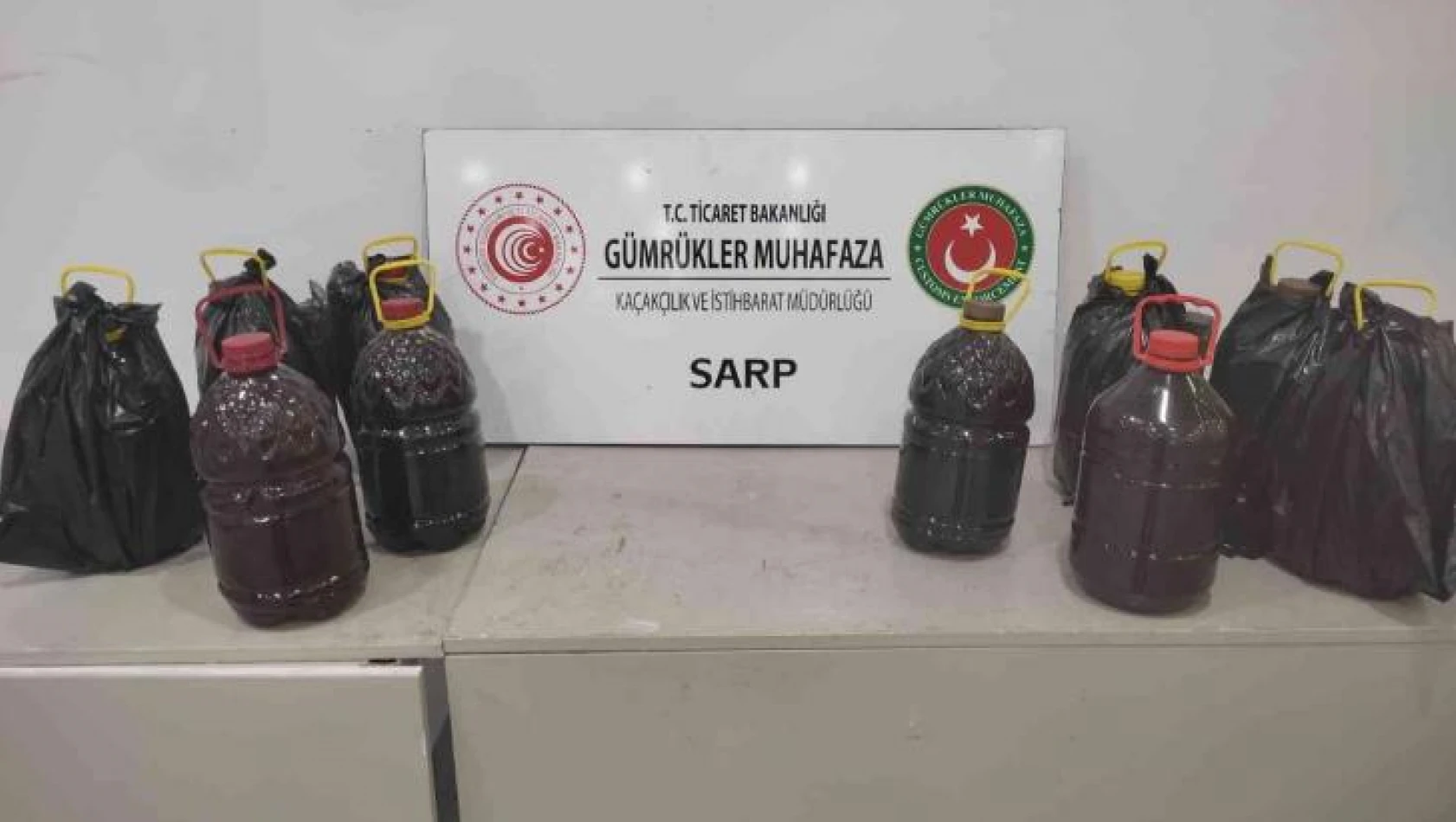 Sarp Sınır Kapısı'nda kaçak bal operasyonu