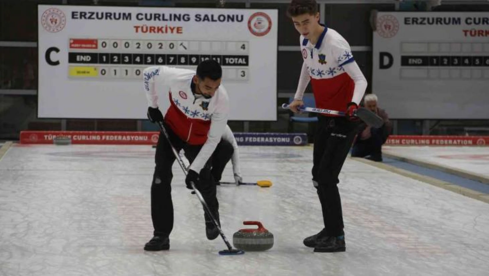 Türkiye Curling Süper Lig Finali Erzurum'da yapıldı