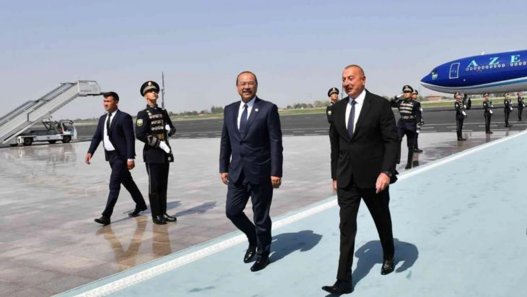 Aliyev, Şanghay İşbirliği Örgütü Zirvesi'ne katılmak üzere Özbekistan'da