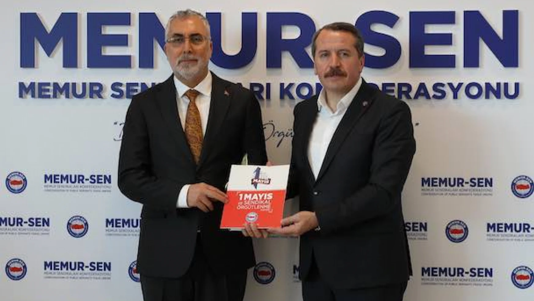 Çalışma ve Sosyal Güvenlik Bakanı Işıkhan'dan Memur-Sen'e ziyaret