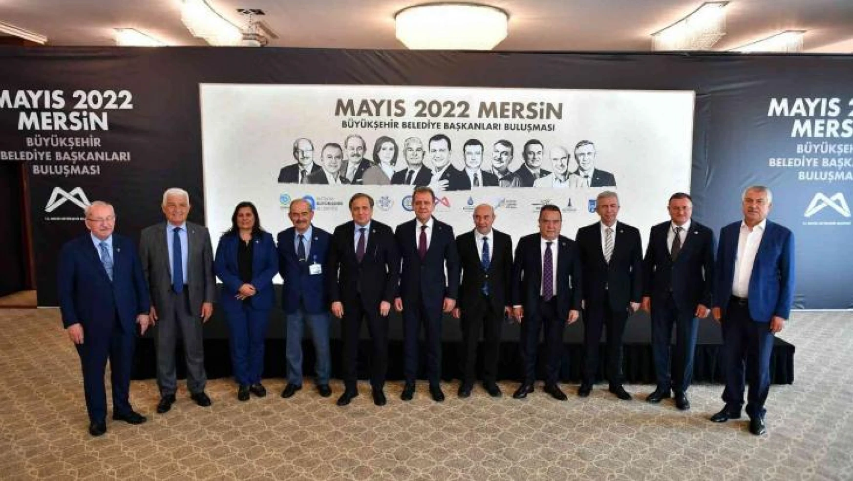 CHP'li büyükşehir belediye başkanları Mersin'de