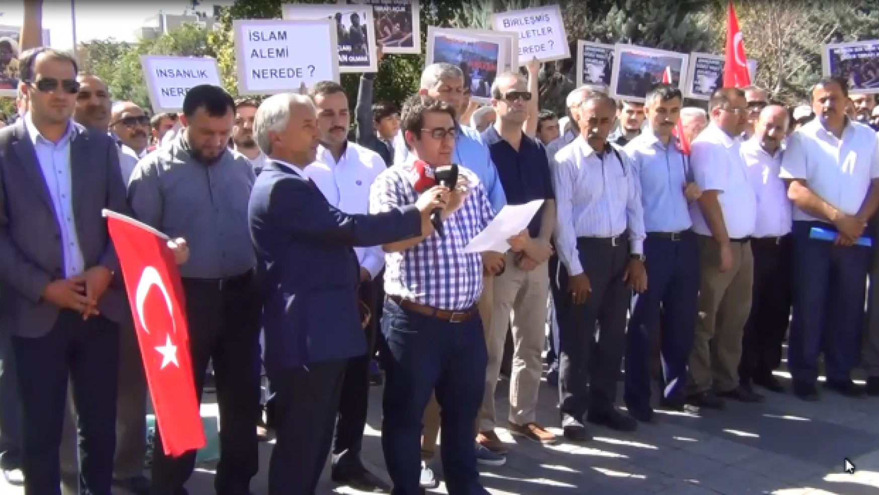 Kırıkkale'de STK'lar Arakan için birleşti