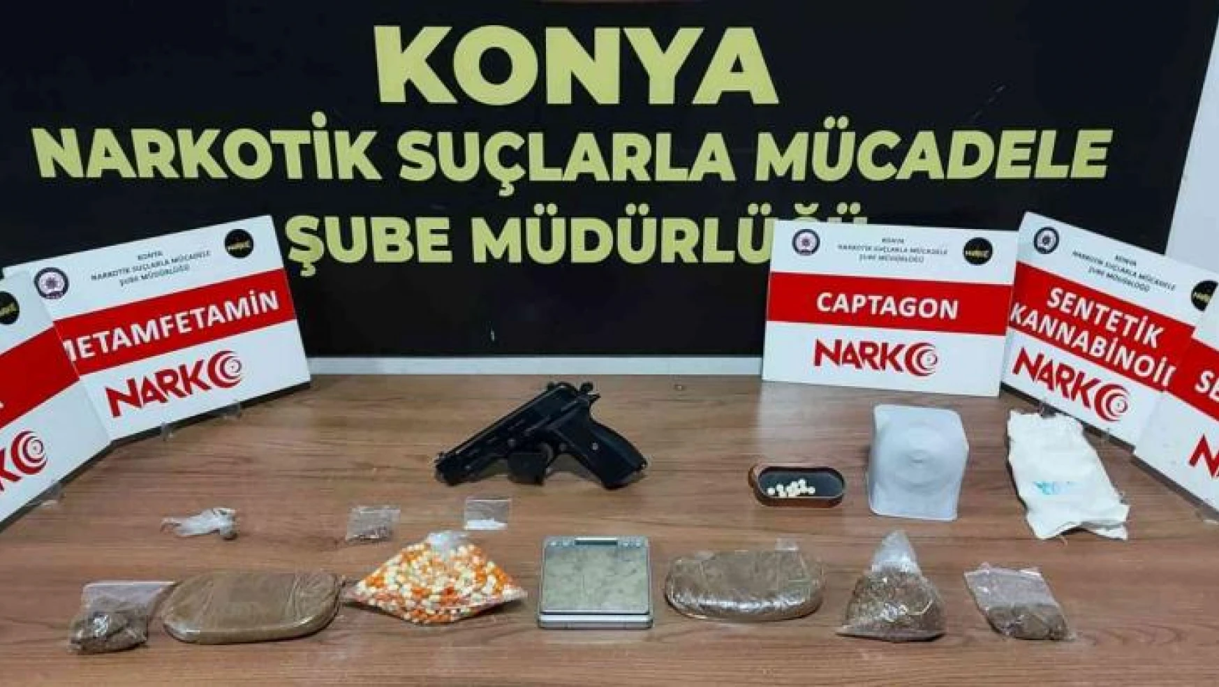 Konya'da uyuşturucu operasyonu: 13 tutuklama