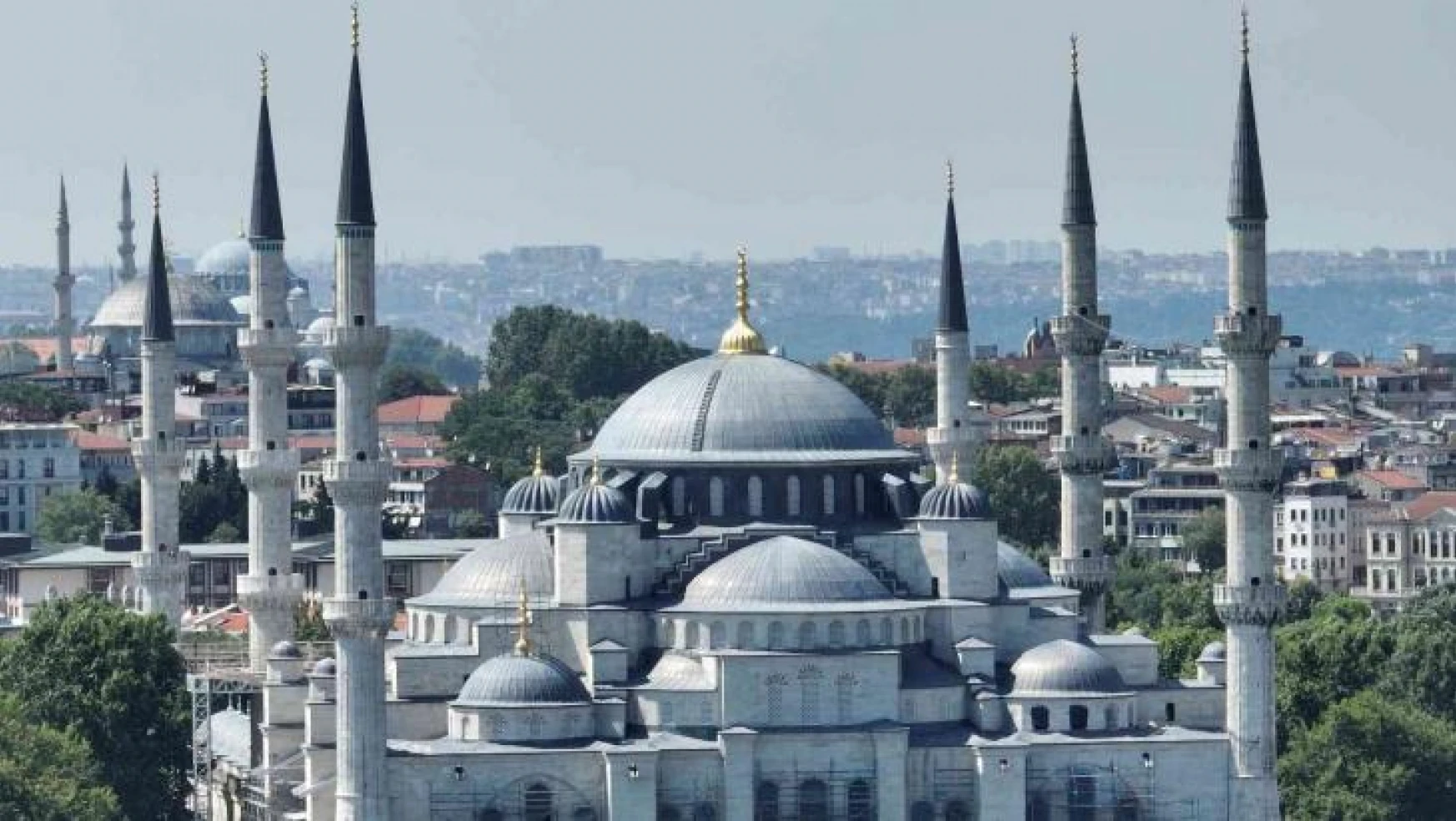 Sultanahmet Camii'nin 4 minaresinin restorasyonu tamamlandı