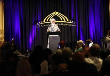 Emine Erdoğan'a ABD'de 'Uluslararası Müslüman Kadınlar Başarı ve Topluma Katkı Ödülü'