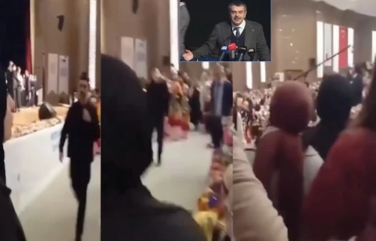 Bakan Yusuf Tekin'e mülakat mağdurlarından protesto şoku