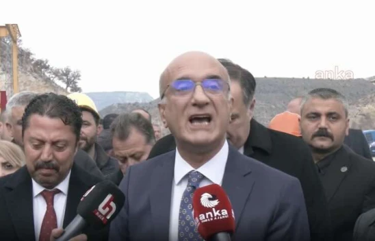 Çayırhan Termik Santrali'nde özelleştirmeye karşı madenciler eylemde