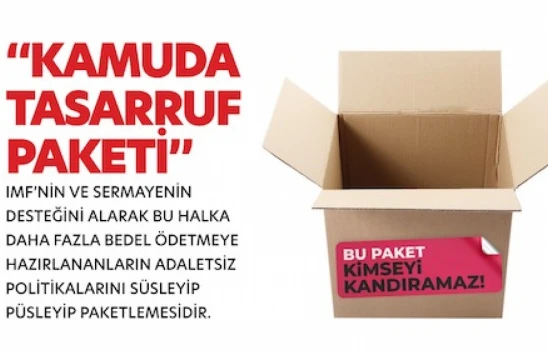 DİSK'ten o pakete eleştiri: Tasarrufta da adalet yok