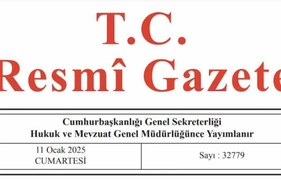 Resmi Gazete'de bugün (11.01.2025)